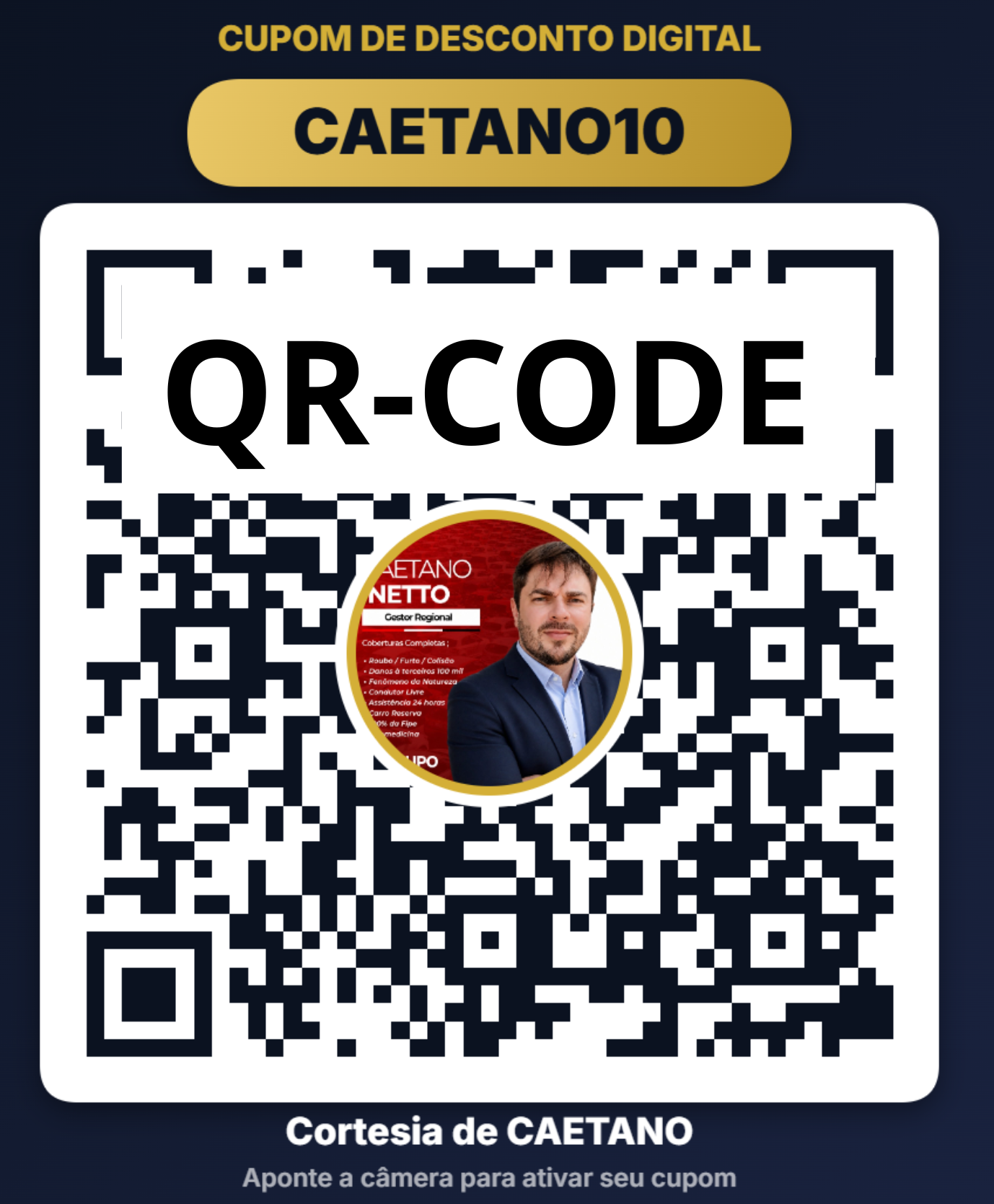 Cupom de desconto exclusivo do parceiro